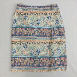 Vintage Vivaldi Jeanswear Wrap Skirt Womens Size 6 - 25 in Waist